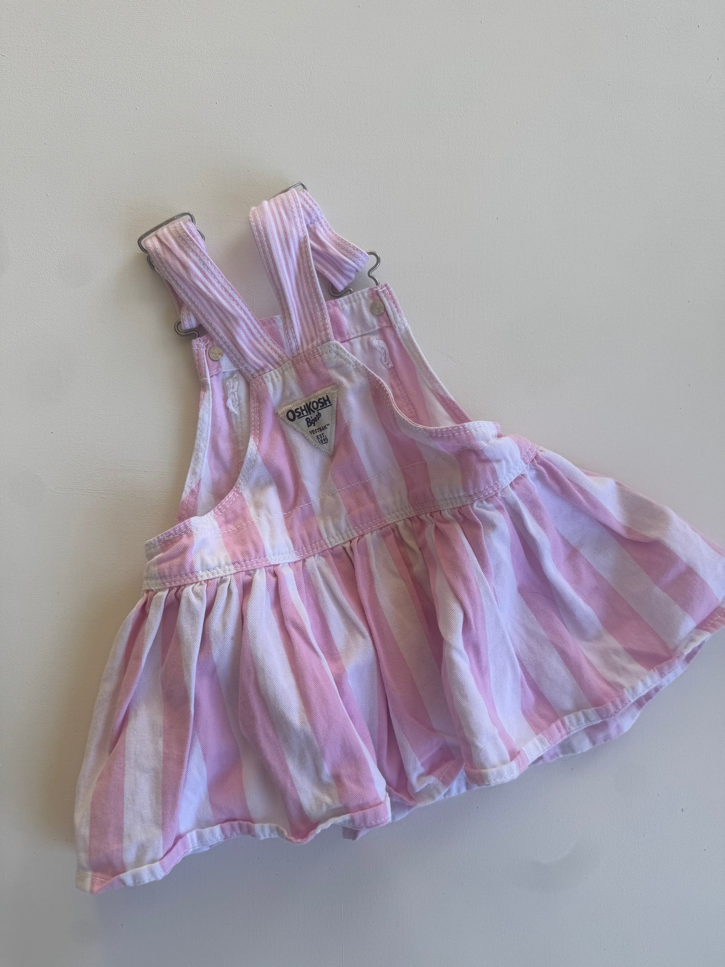 Bold stripe Oshkosh dress - 12m