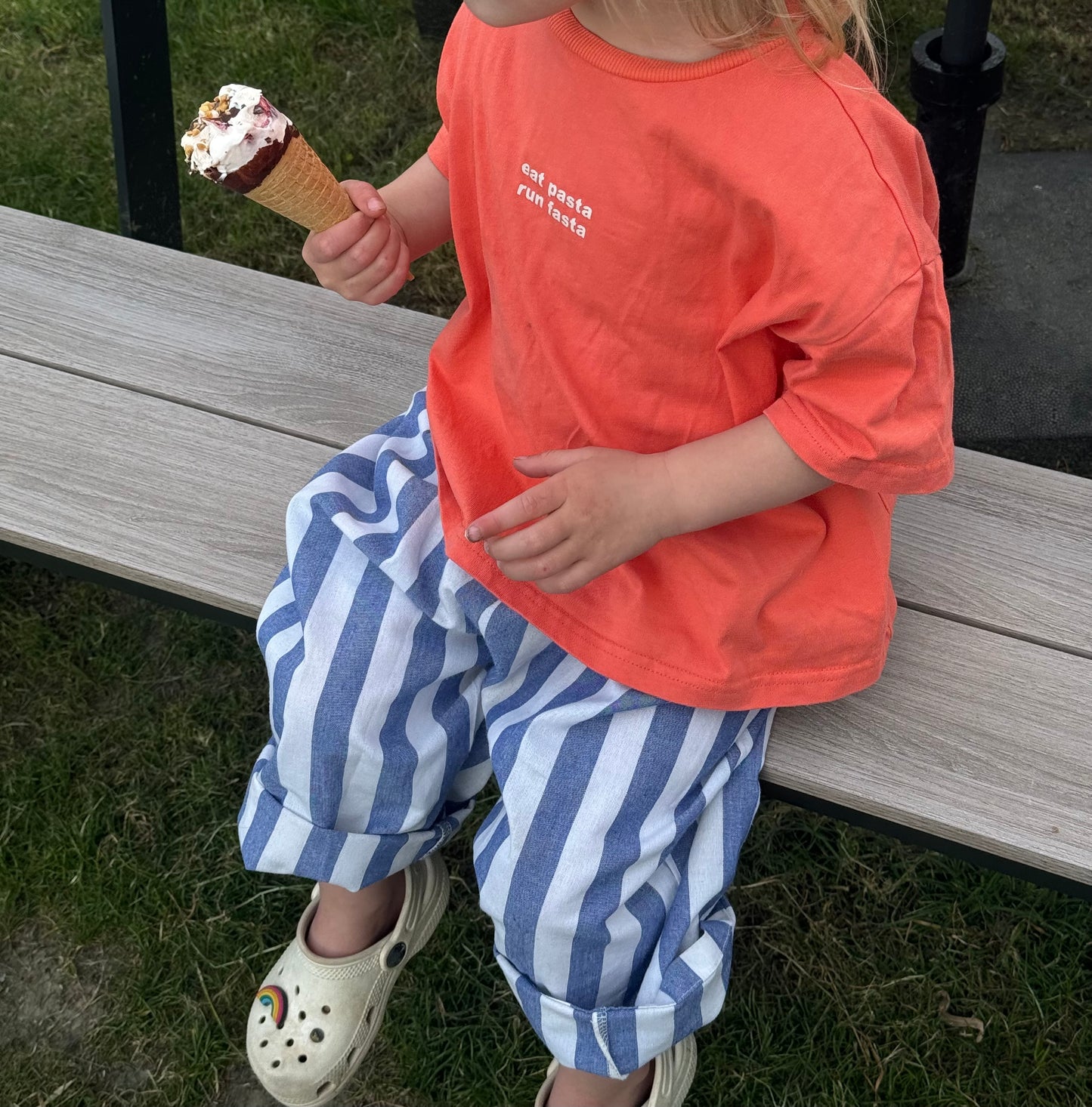 Frank Pant - blue stripe