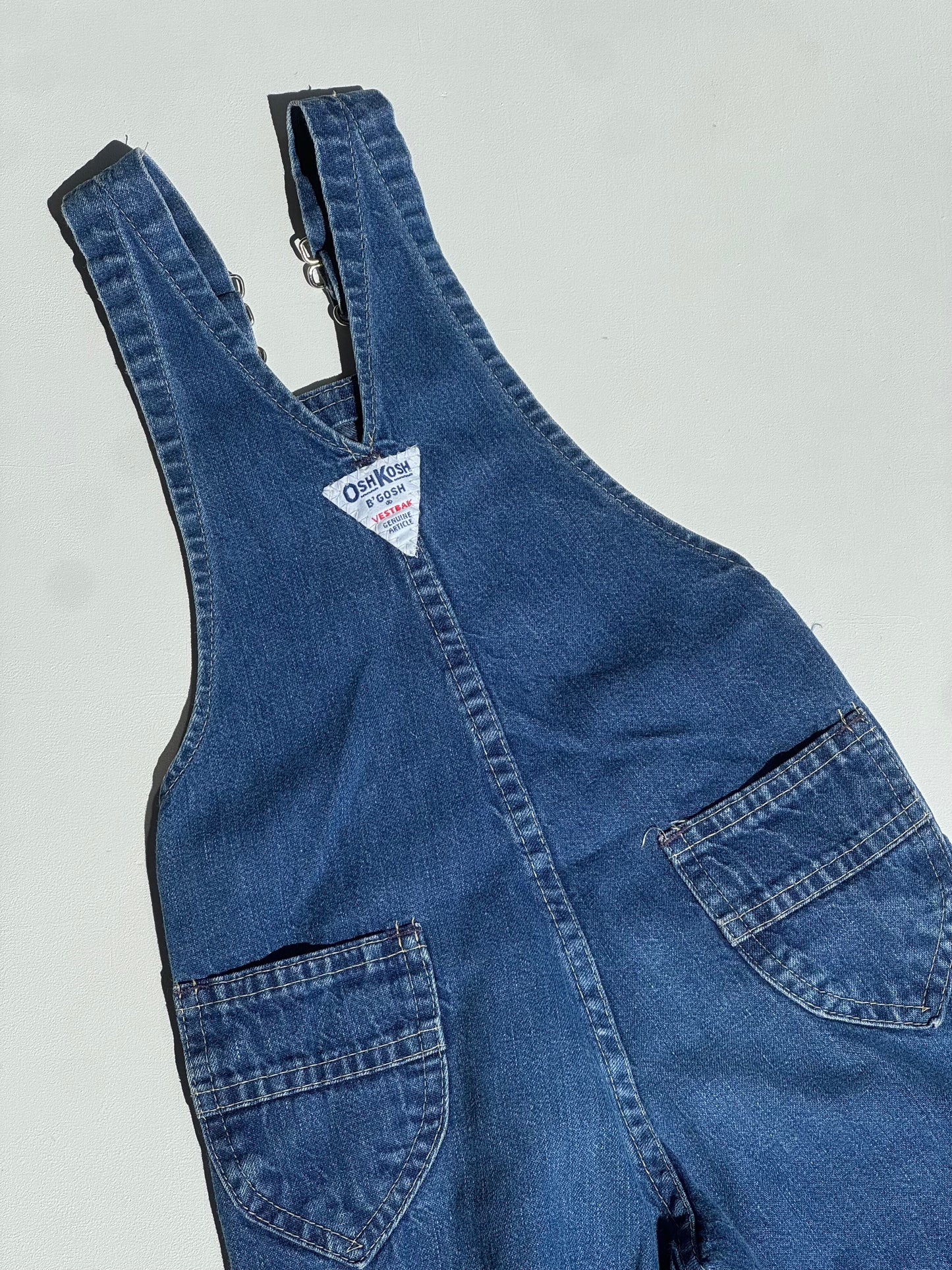 dark denim OShkosh overalls - 3Y