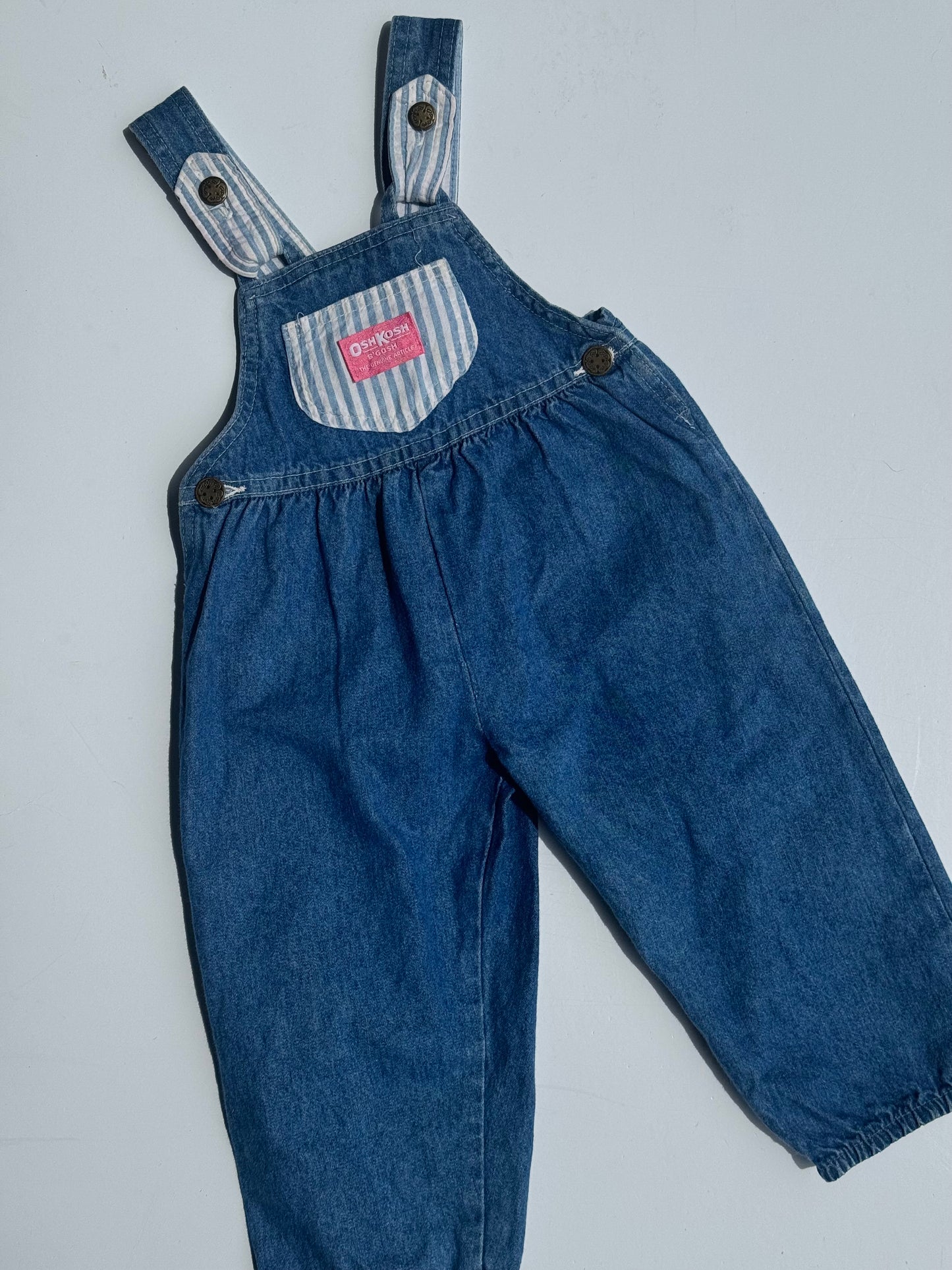 denim Oshkosh overalls - 2Y