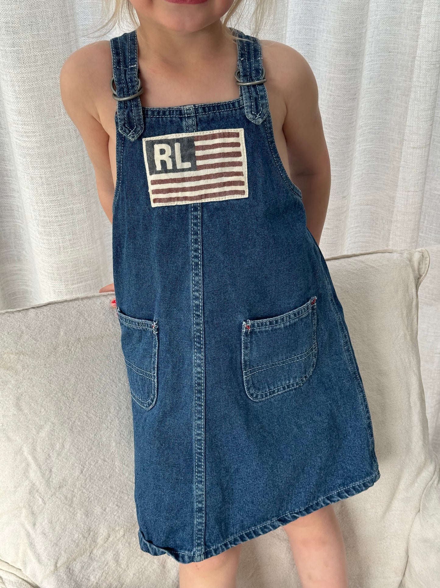 Polo Jeans Co denim dress - 3-5Y