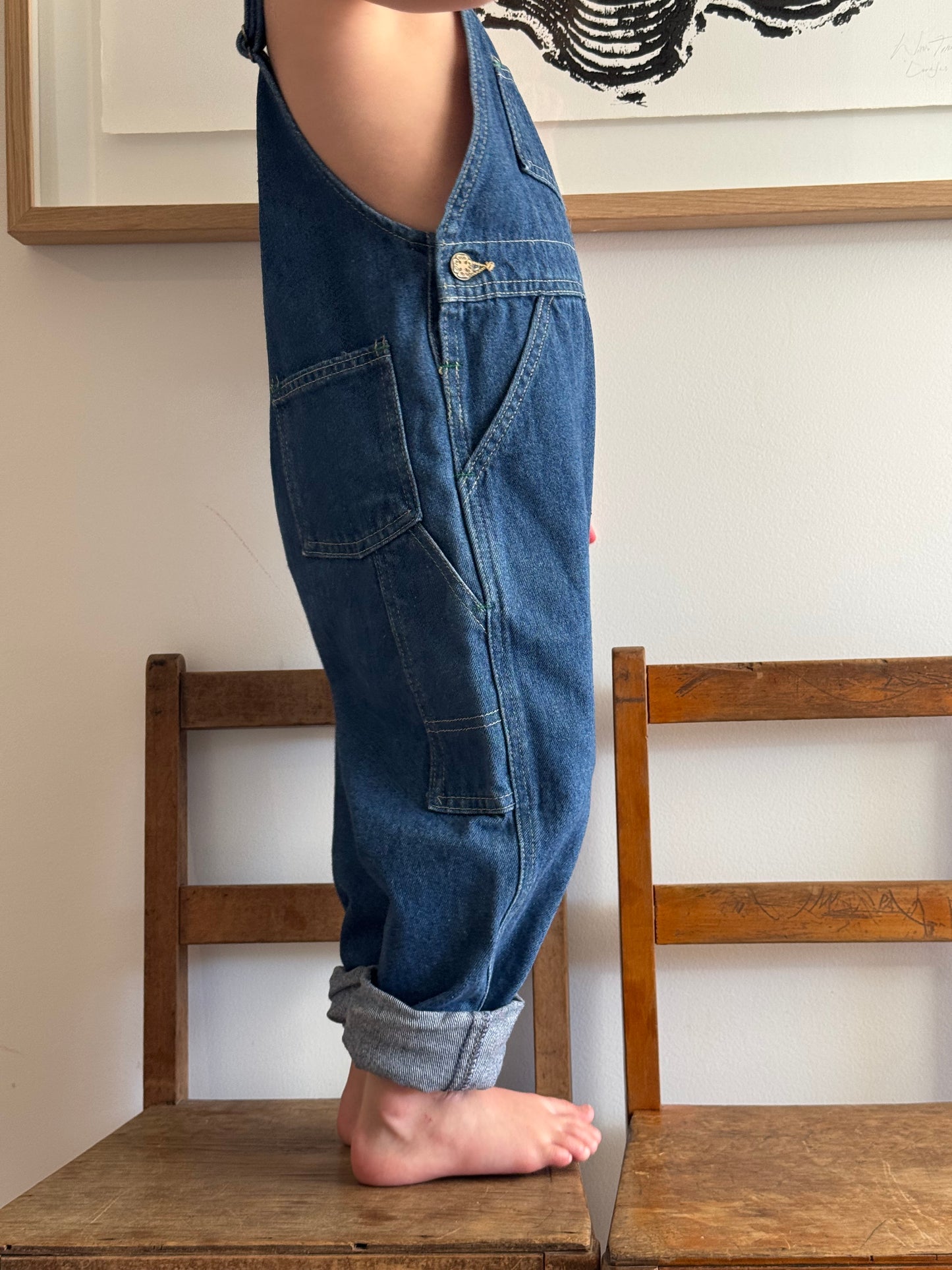 Classic denim Oshkosh overalls - 4+