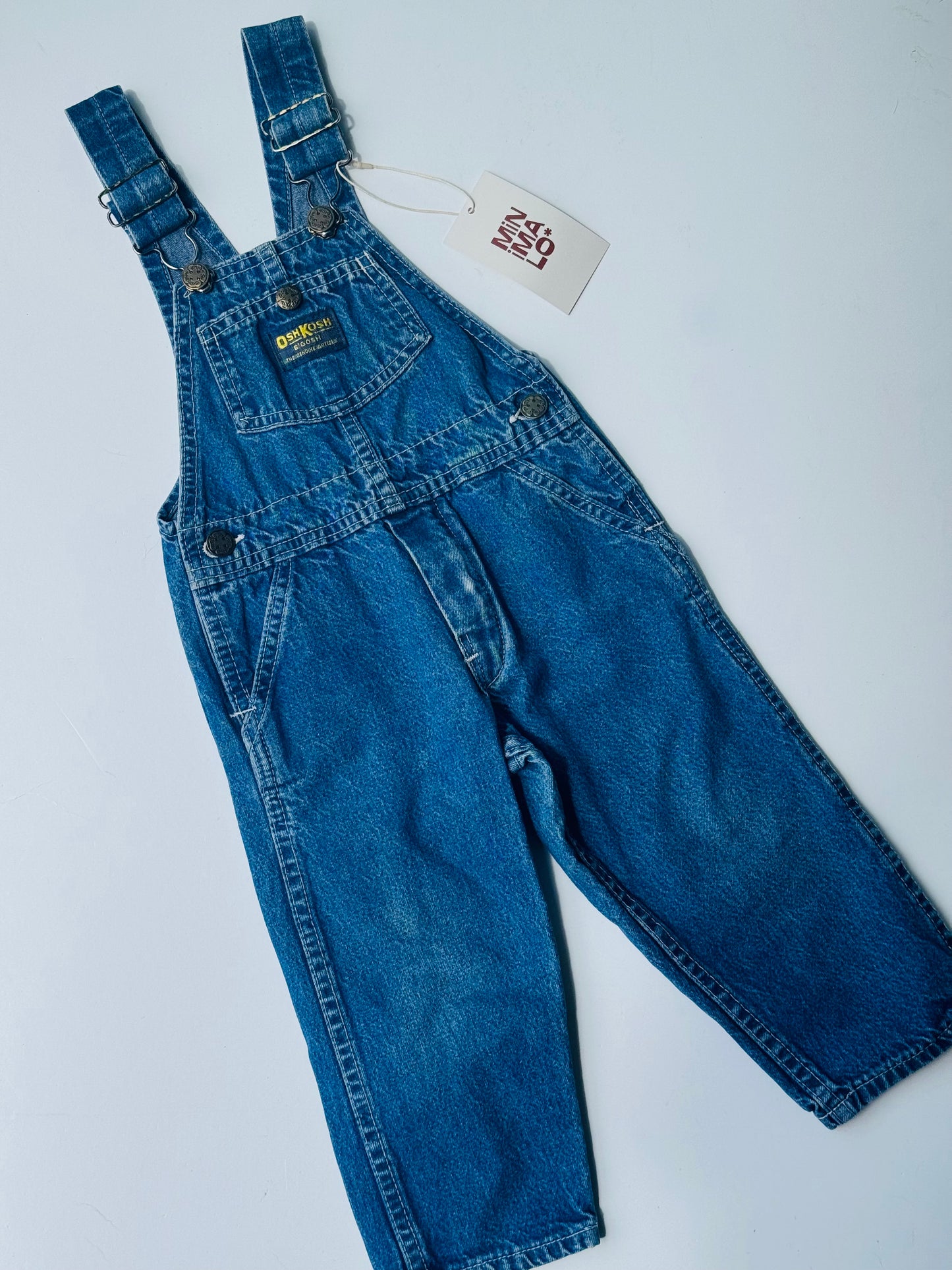 classic denim Oshkosh overalls - 18m