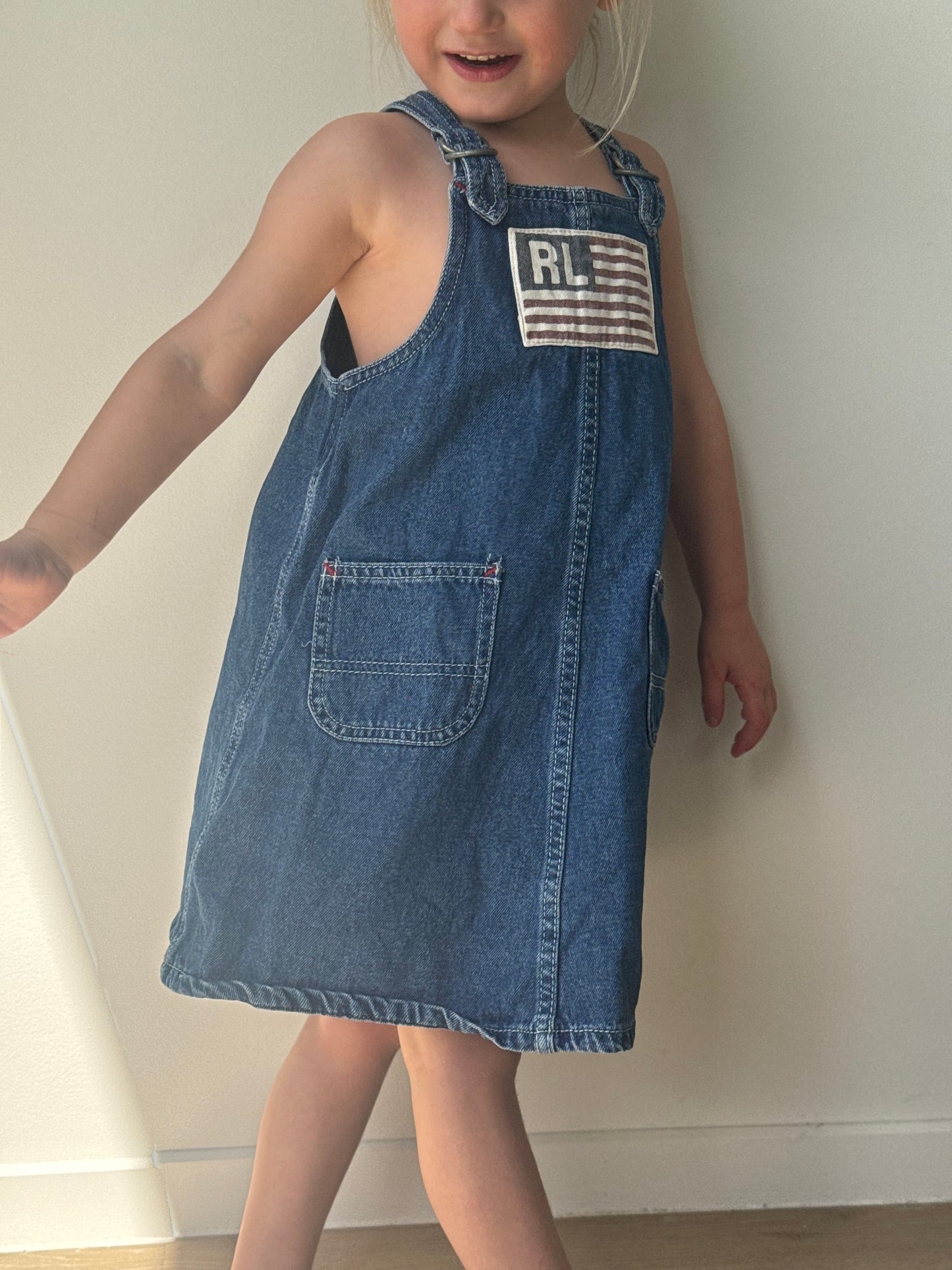 Polo Jeans Co denim dress - 3-5Y