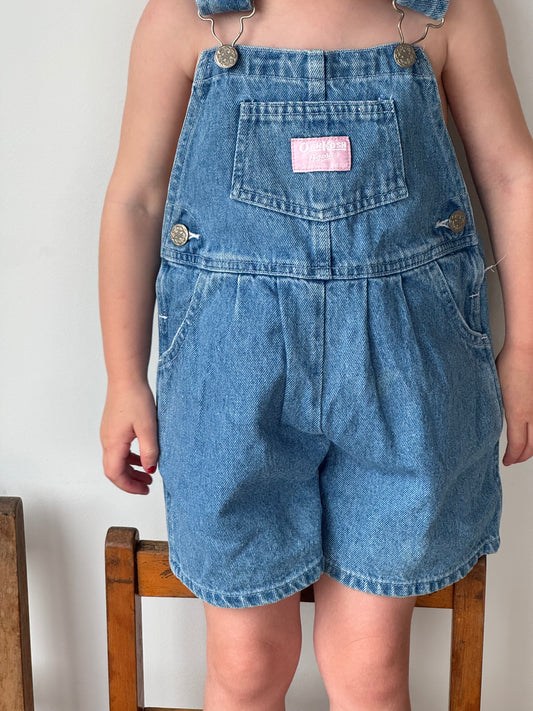 denim Oshkosh shortalls - 3/4Y