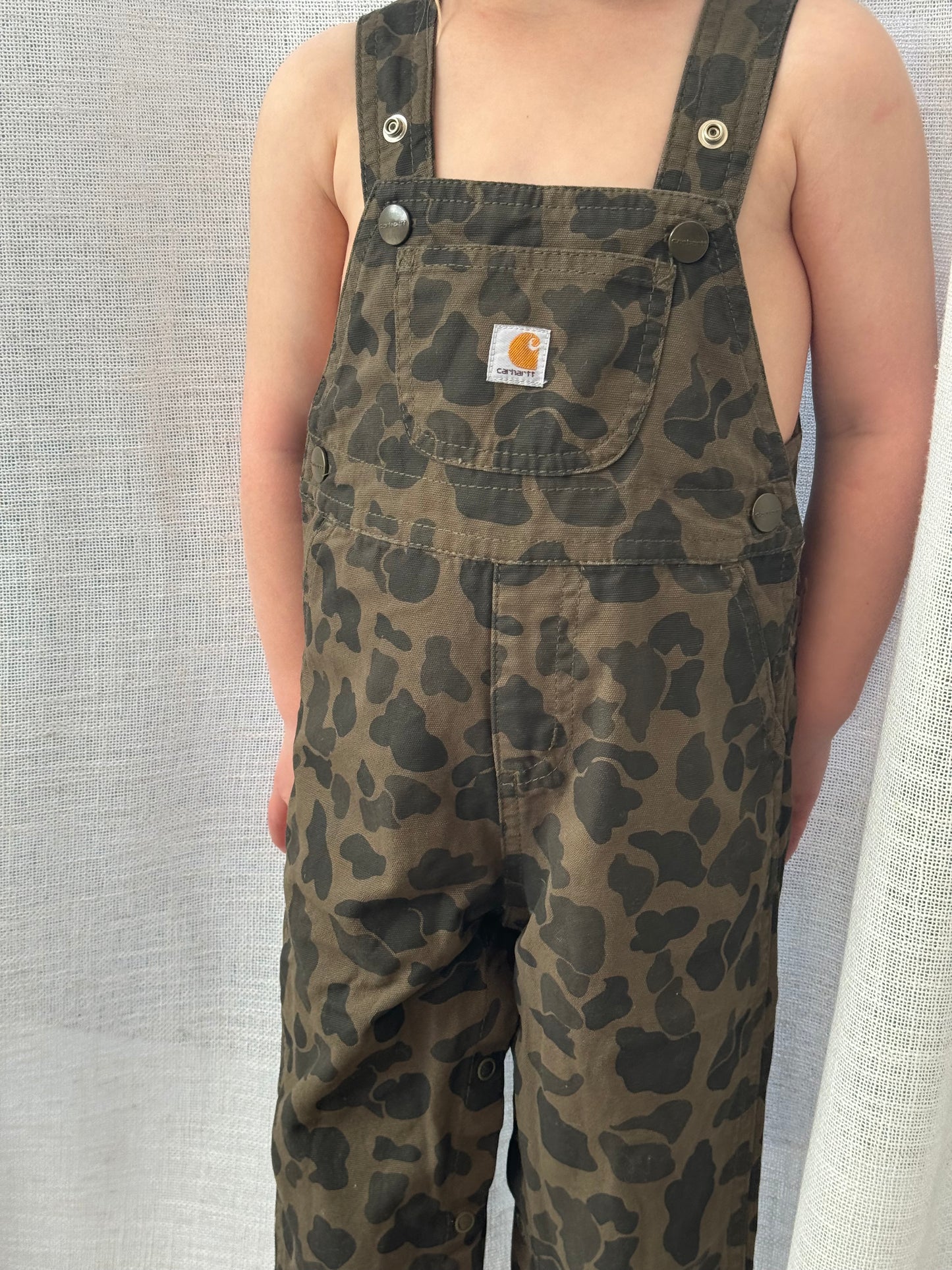 Army print Carhartt overalls - 18m