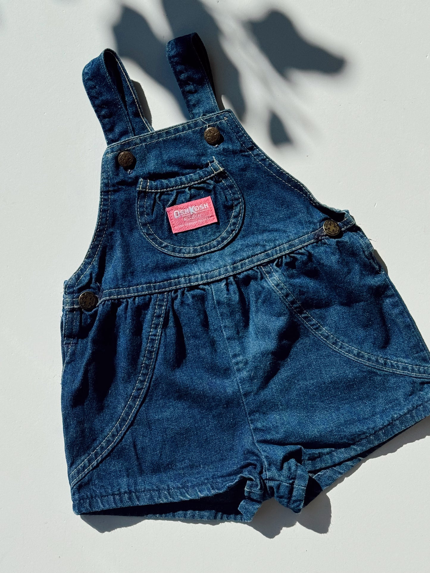 Denim bubble shortalls - 18m - 3Y