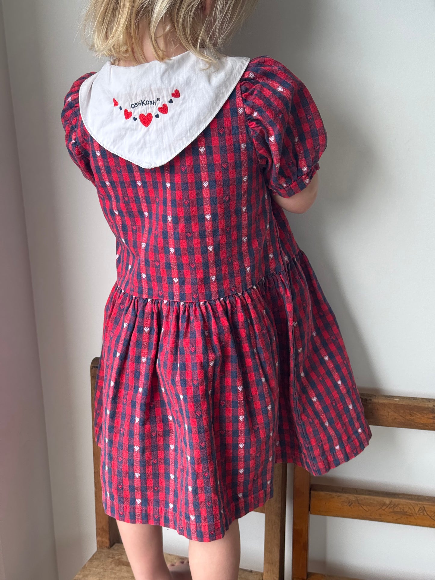 Love-heart Oshkosh dress - 3/4Y