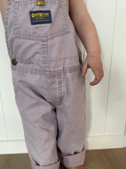 Light purple overalls - 2-3Y