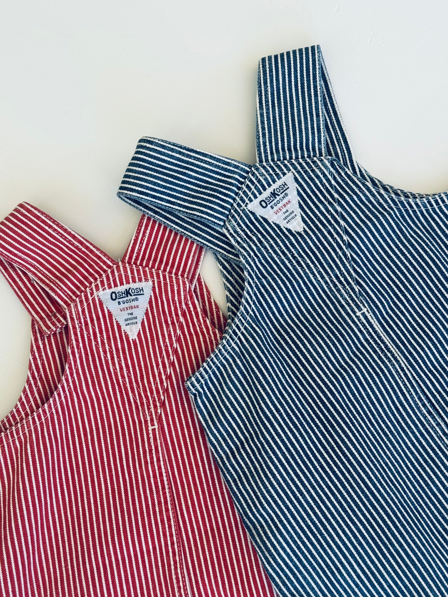 red hickory stripe Oshkosh dress - 1Y