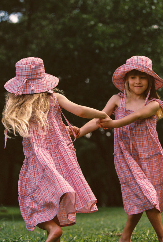 Belle Dress - Picnic check