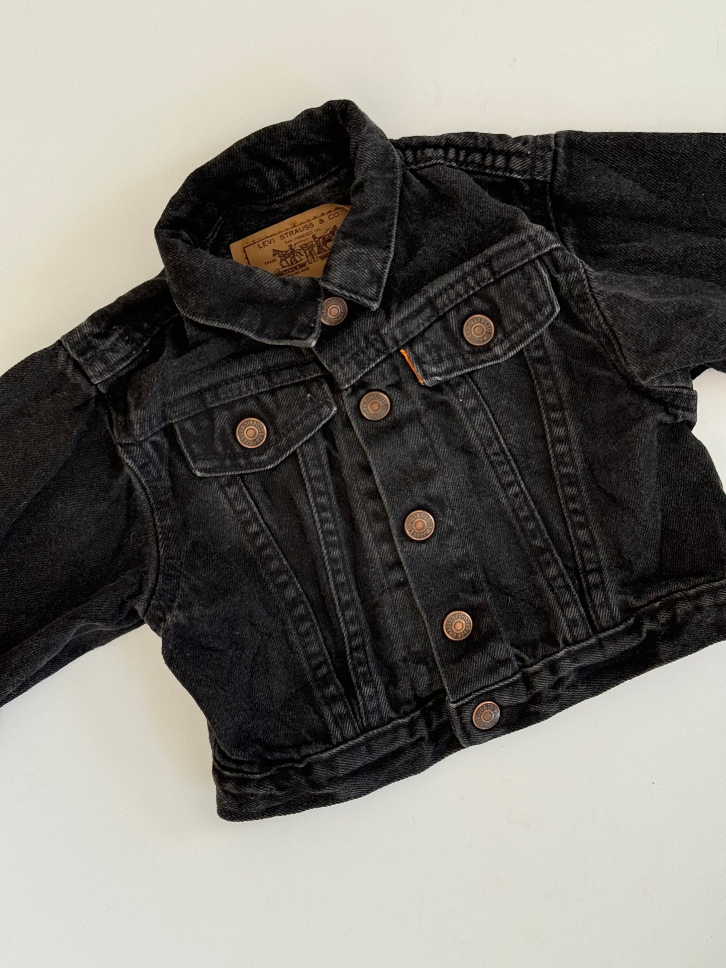 Black Levi's Jacket - 6-18M