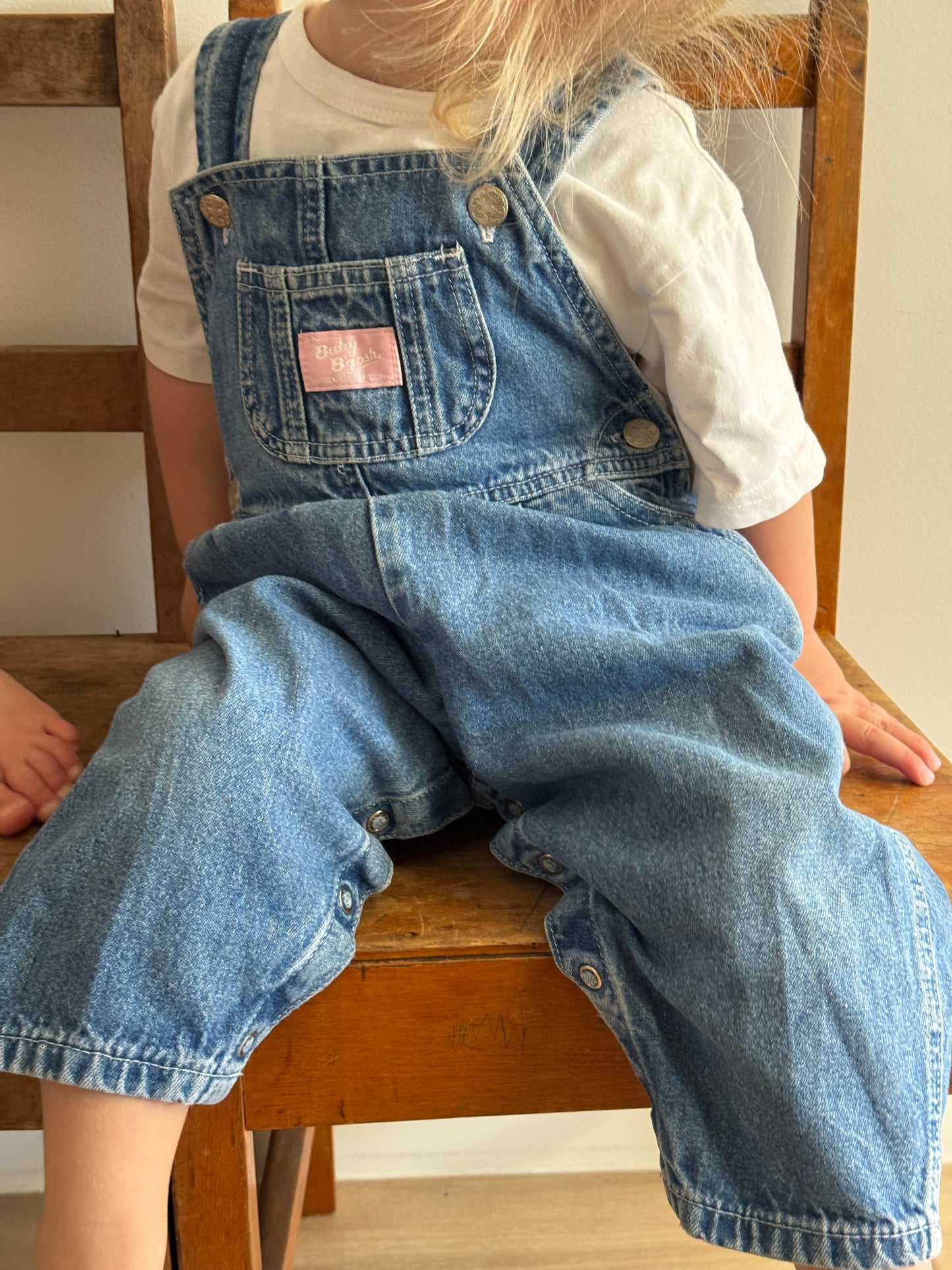 denim Oshkosh overalls - 12m