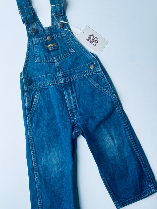 classic denim overalls - 12m