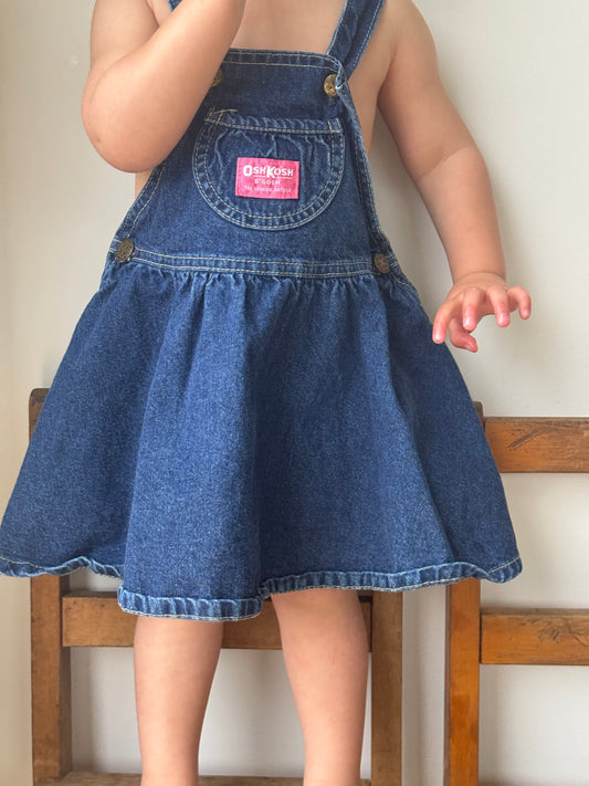 denim Oshkosh dress - 2/3Y