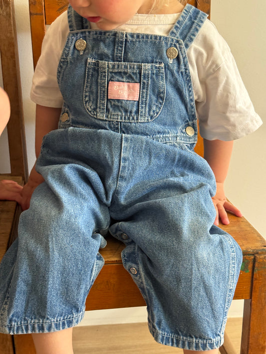 denim Oshkosh overalls - 12m