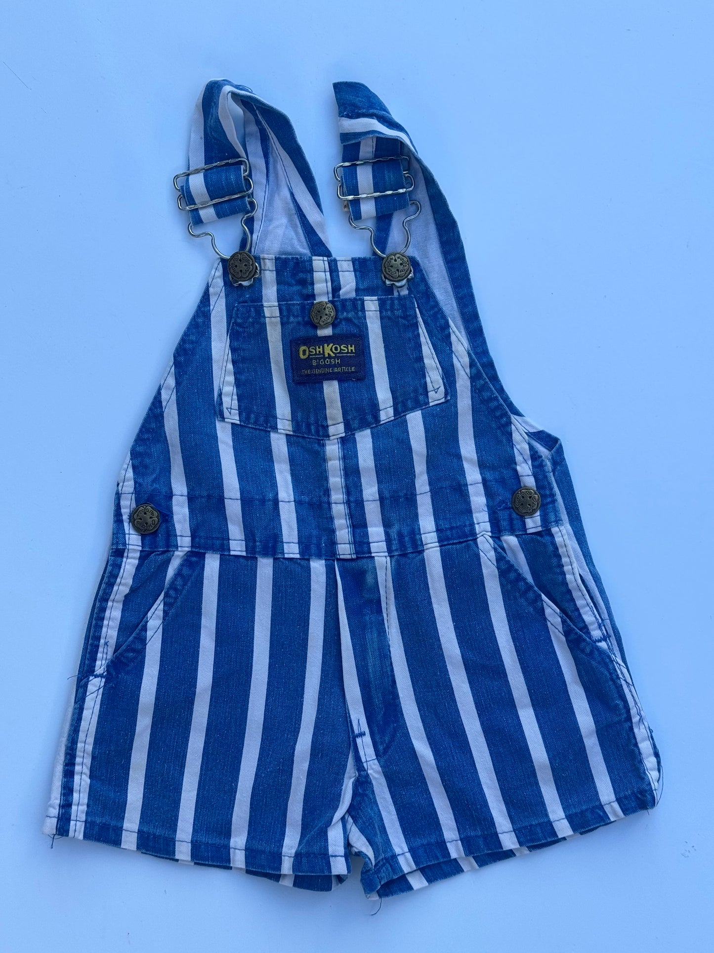 blue stripe shortalls - 1Y