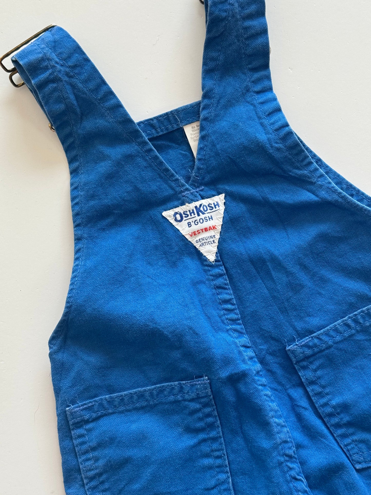 Blue Oshkosh overalls 9-18M