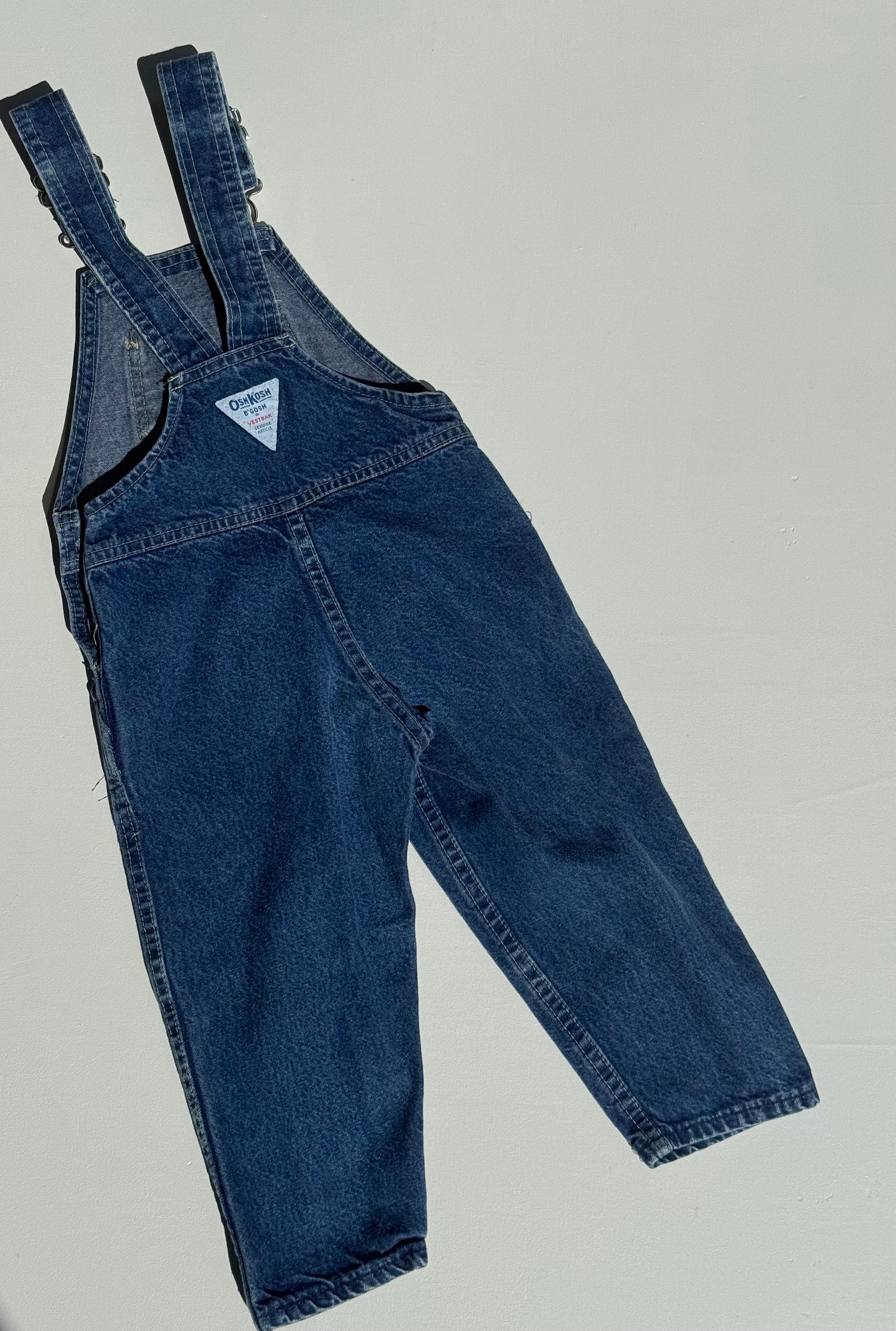 dark denim OShkosh overalls - 2Y