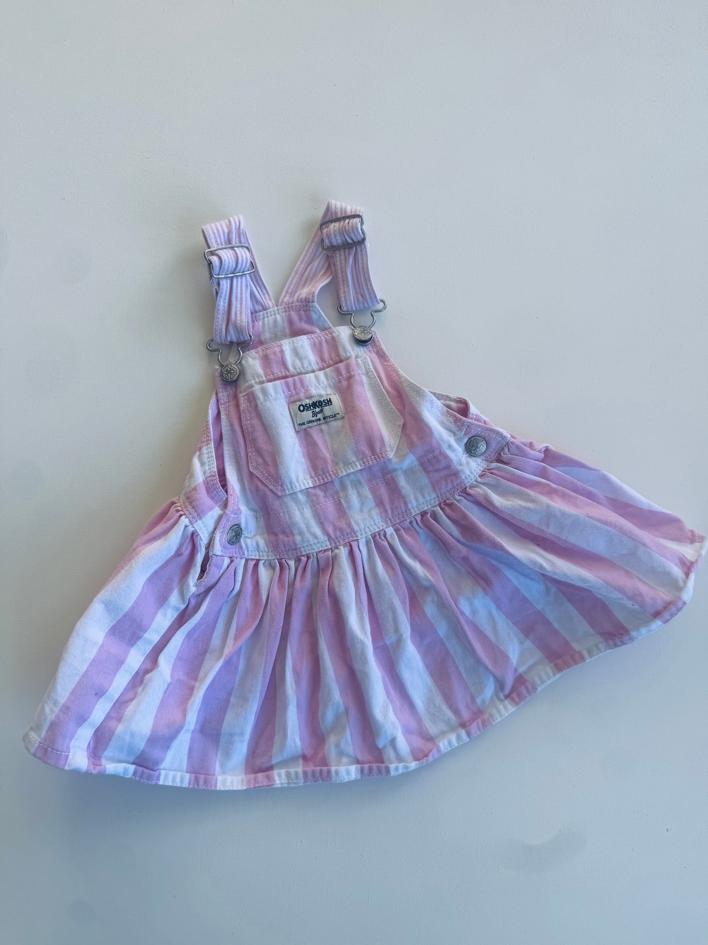 Bold stripe Oshkosh dress - 12m