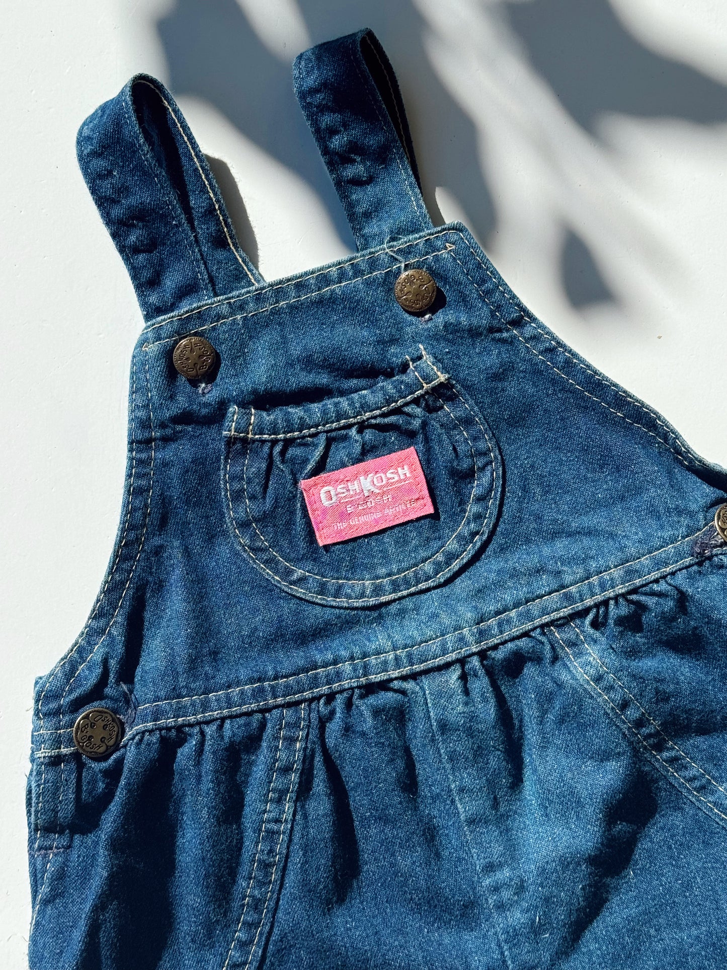 Denim bubble shortalls - 18m - 3Y