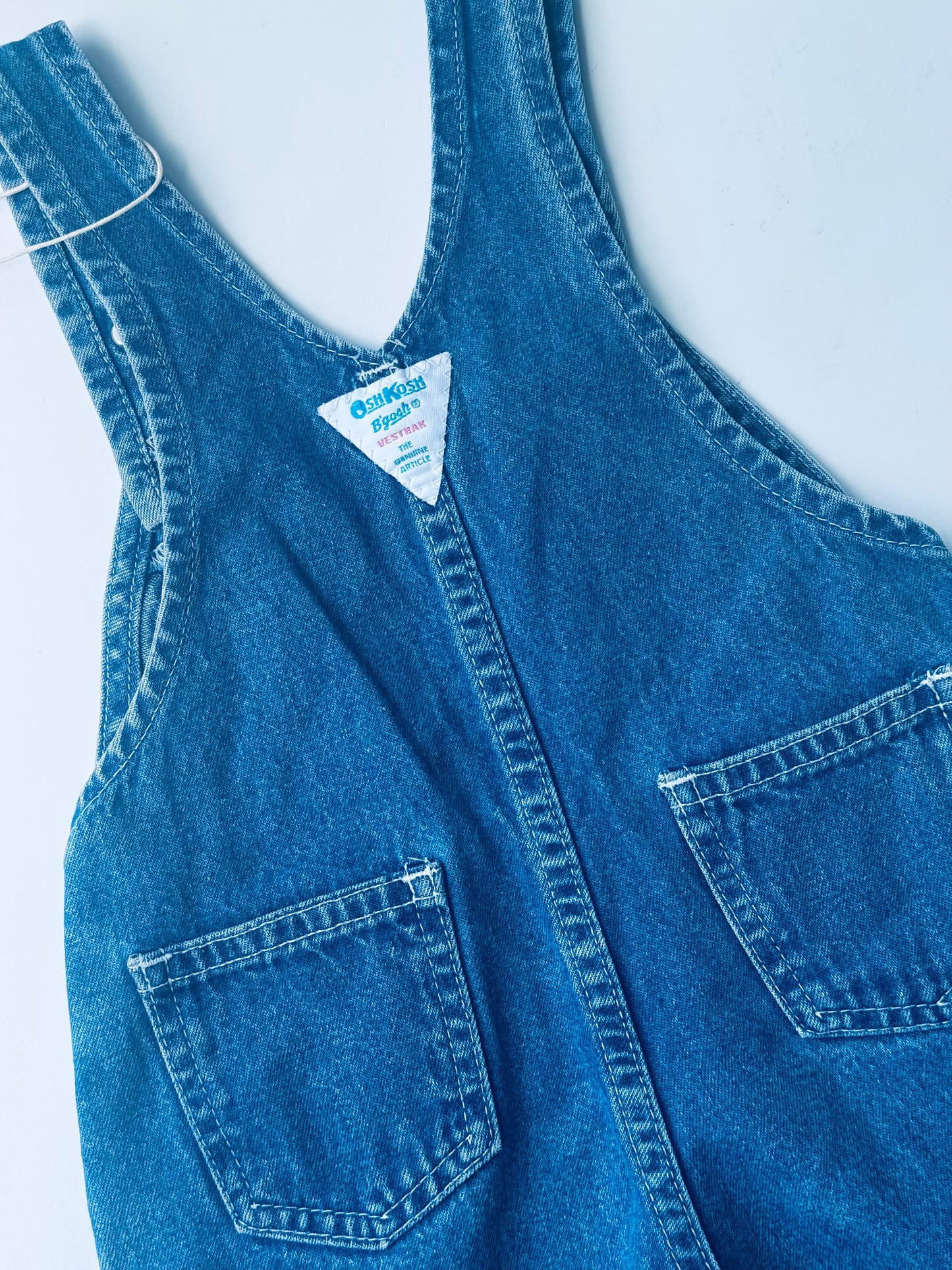 denim Oshkosh overalls - 12m