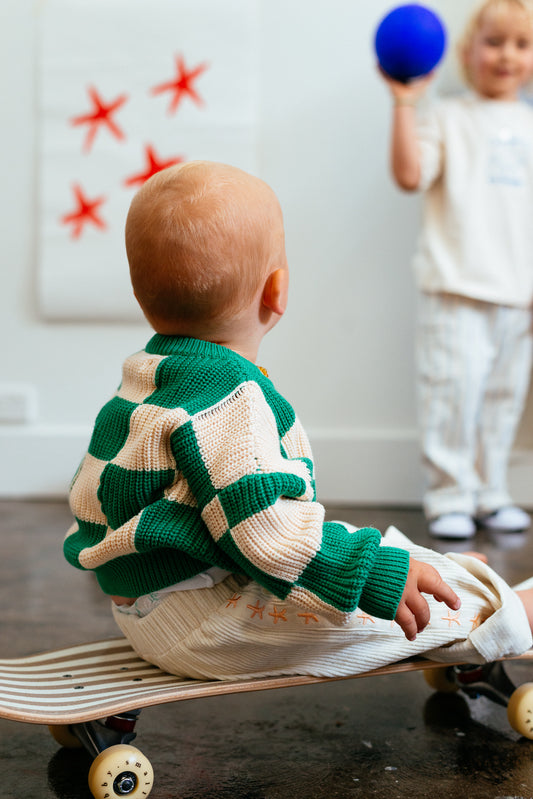 Sunday Knit - Basil Green