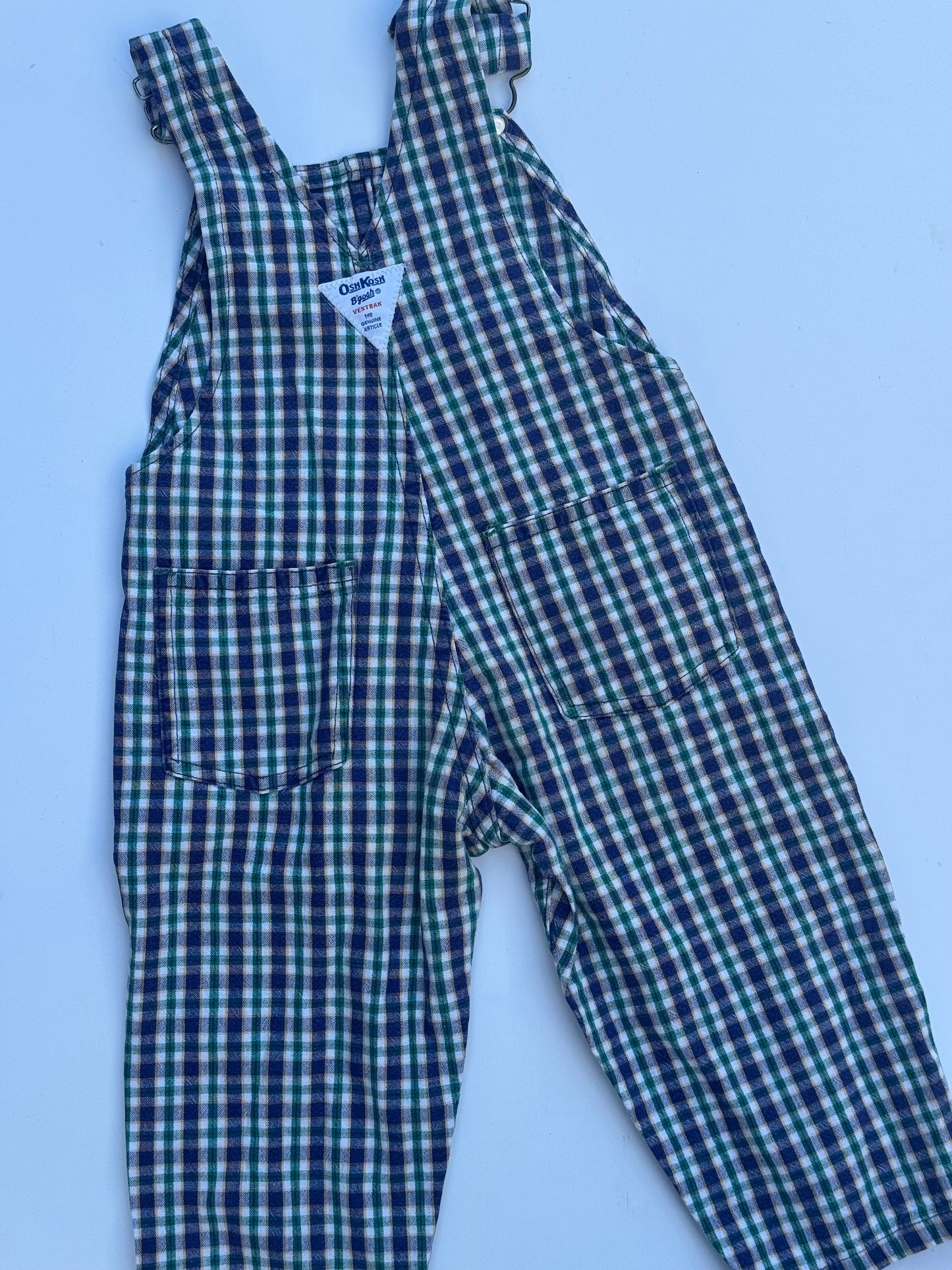 green check overalls - 1/2Y