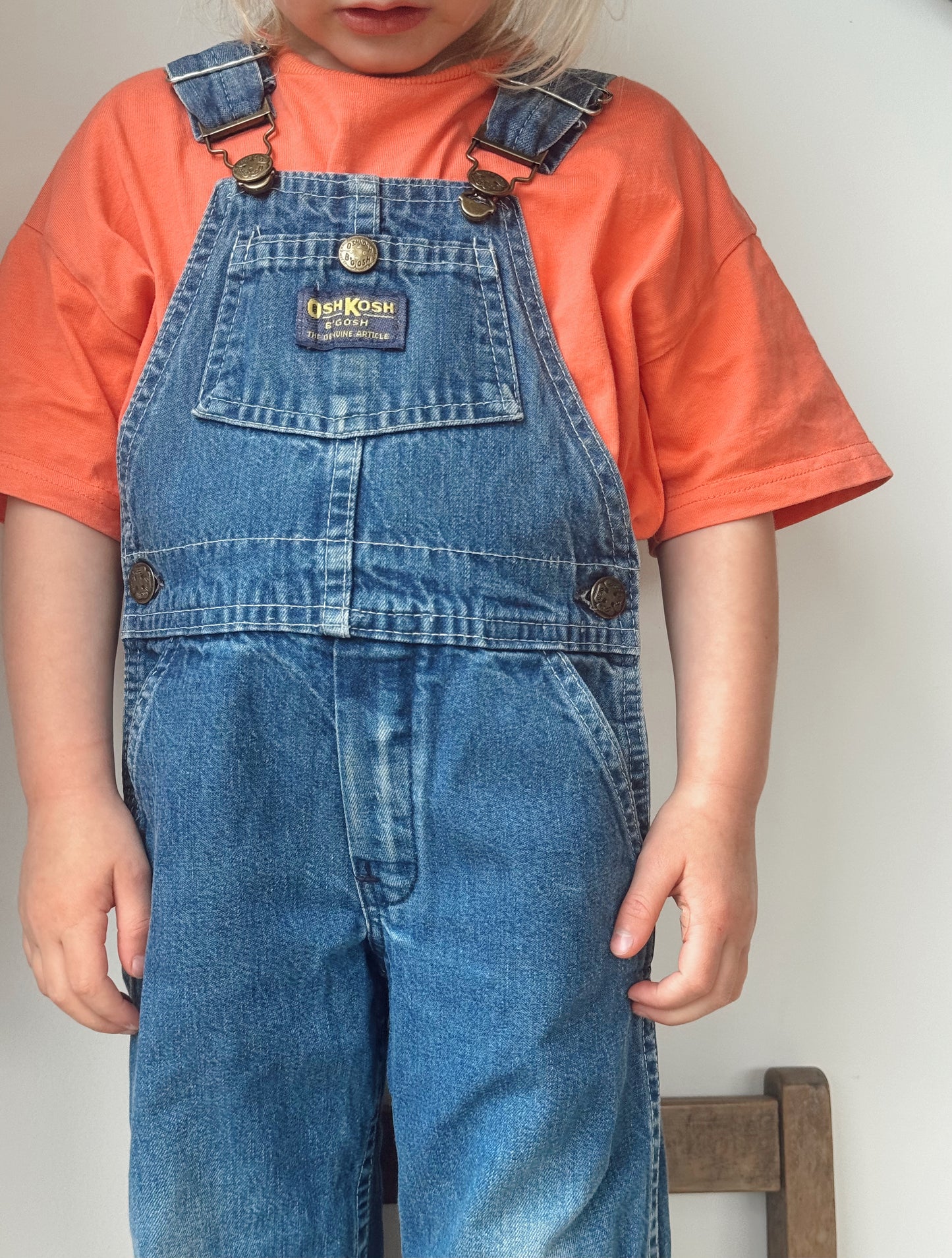 denim Oshkosh overalls - 2Y