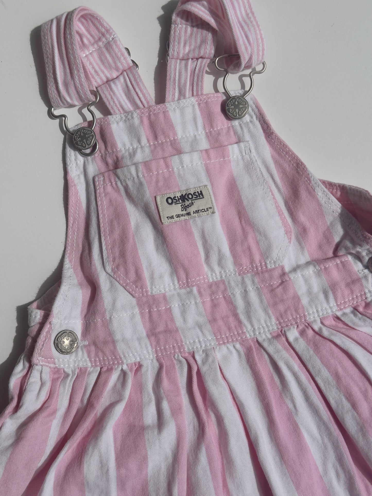 Oshkosh pink stripe dress 2/3Y