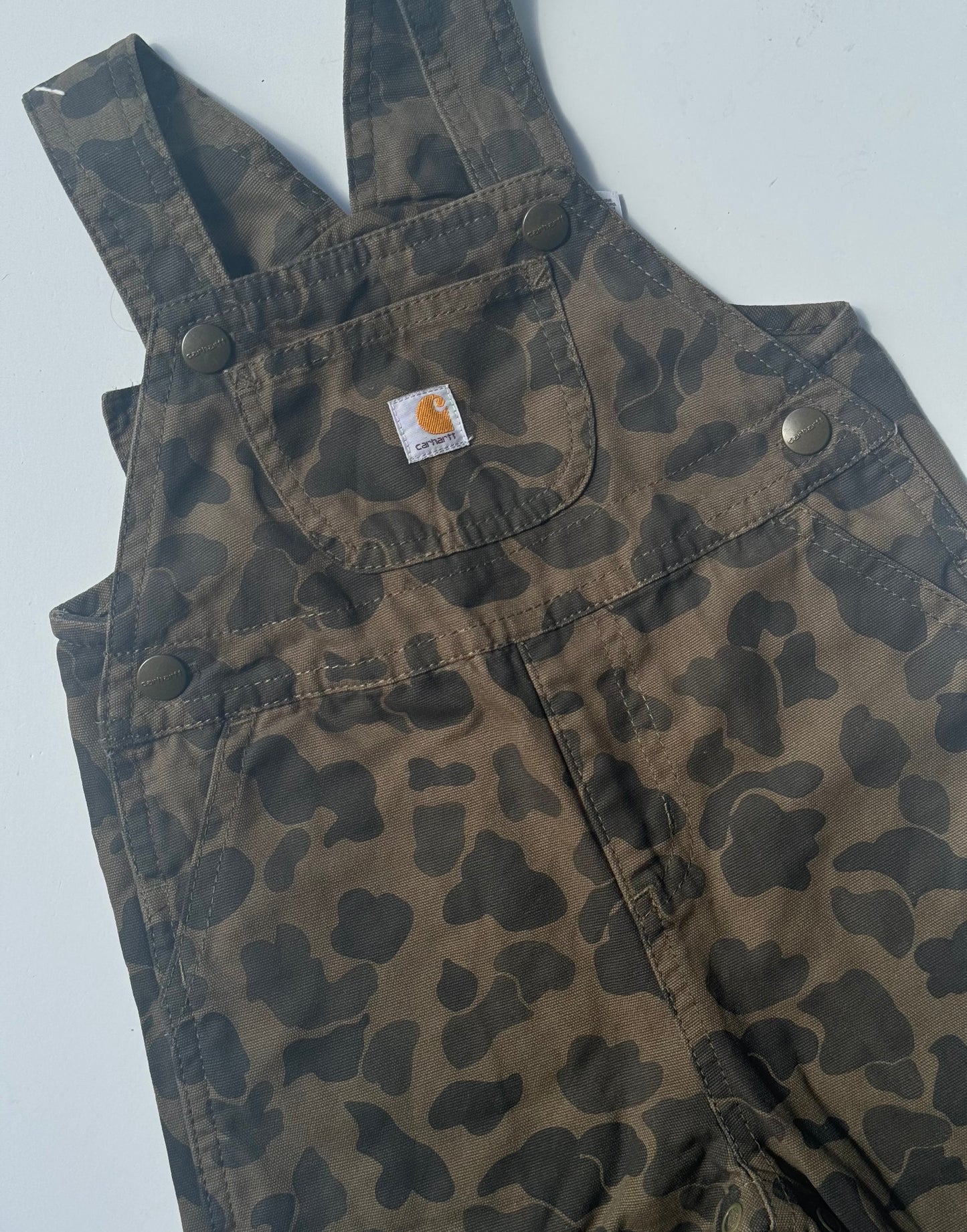 Army print Carhartt overalls - 18m