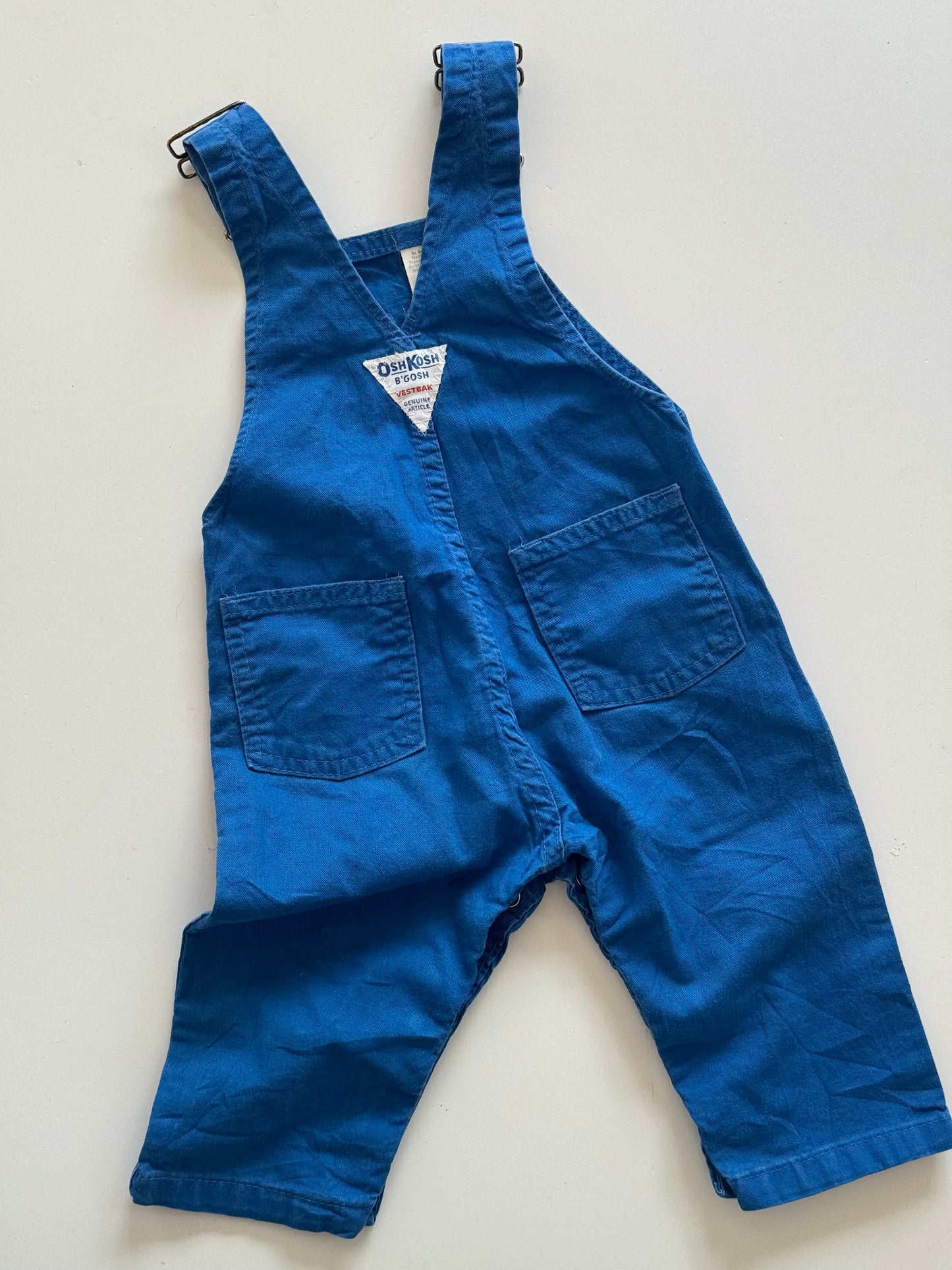 Blue Oshkosh overalls 9-18M