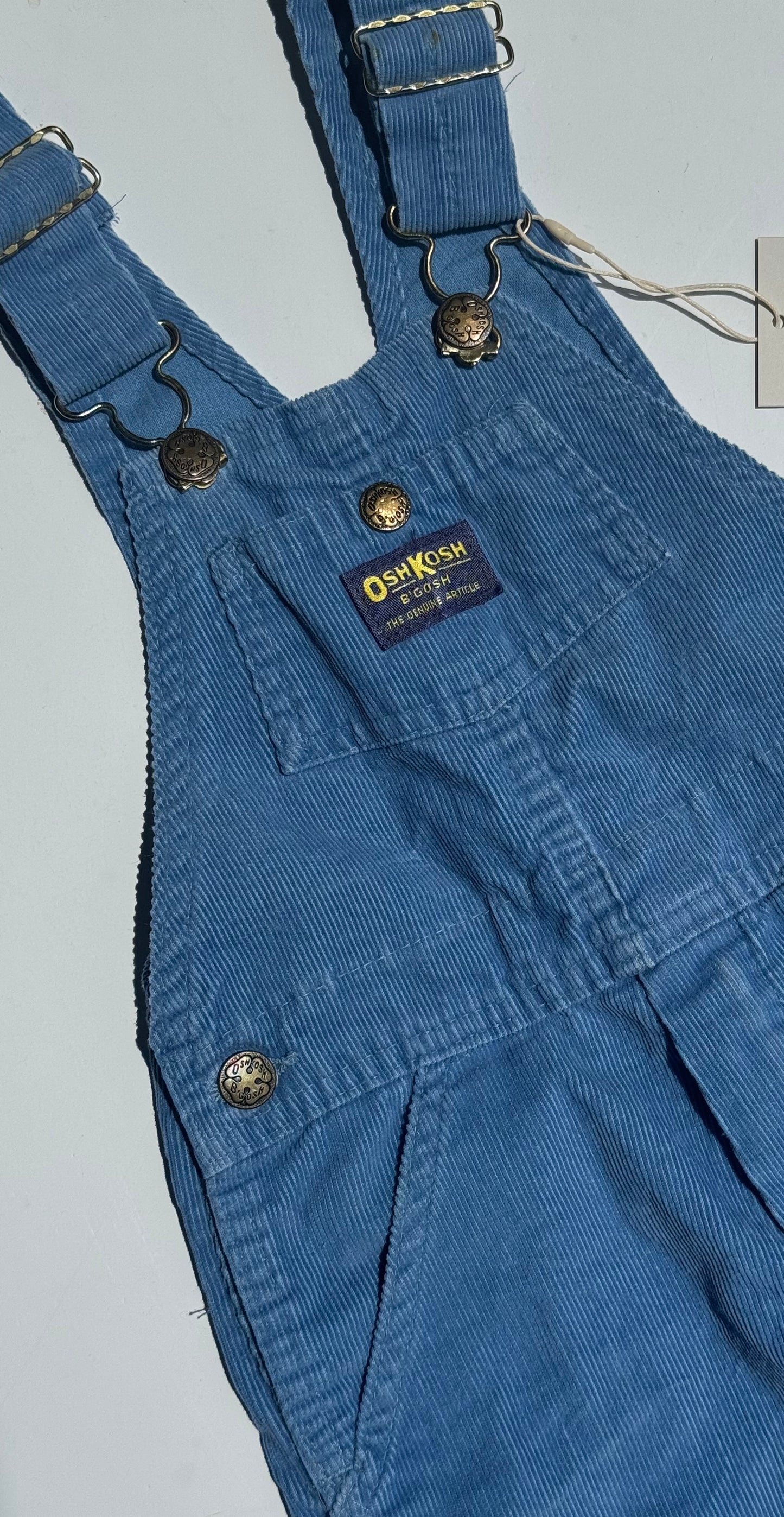 blue corduroy Oshkosh overalls - 4Y