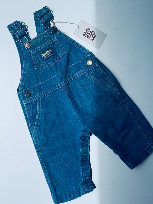 classic denim Oshkosh overalls - 6m