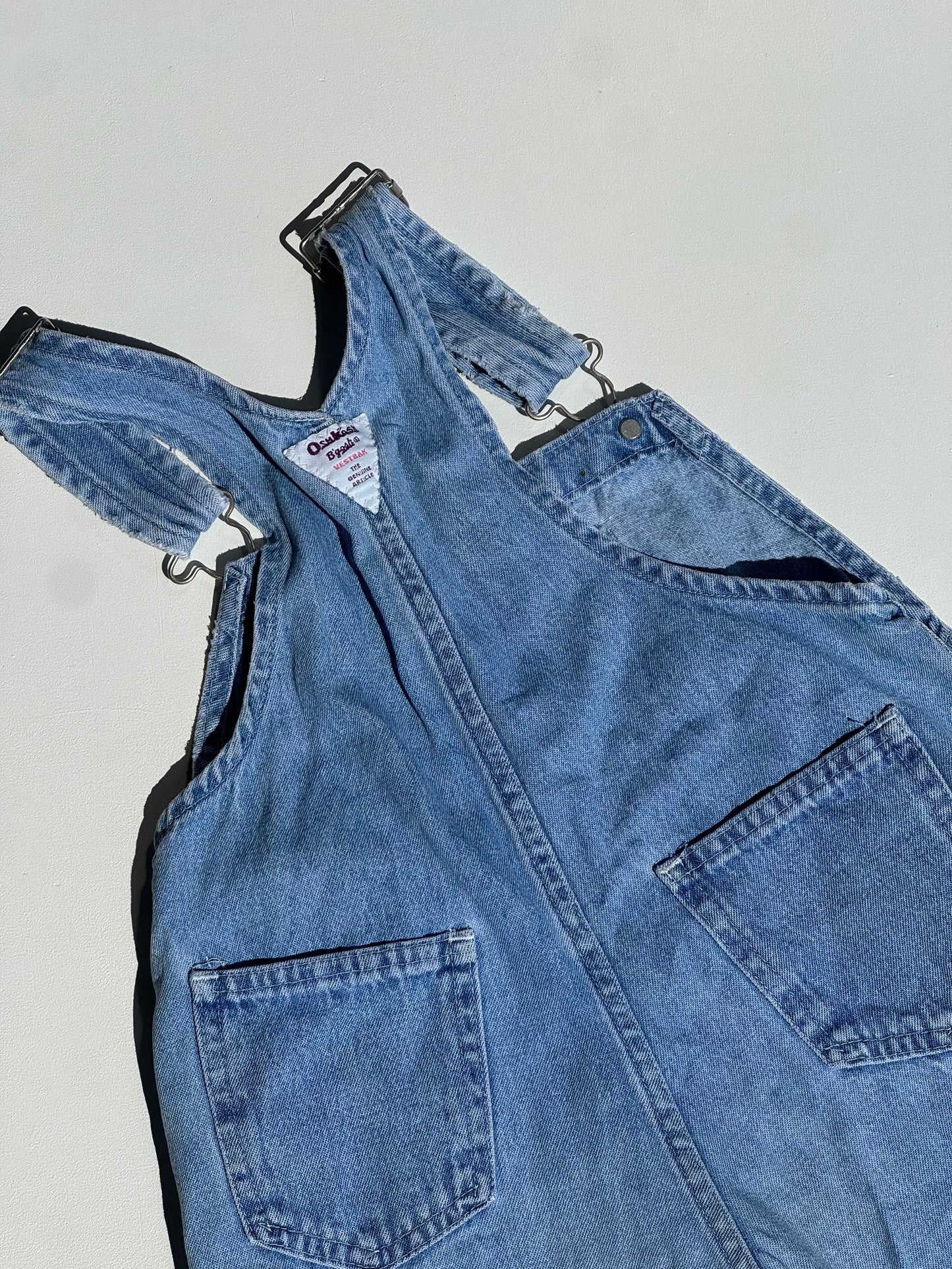 light denim Oshkosh overalls - 3/4Y