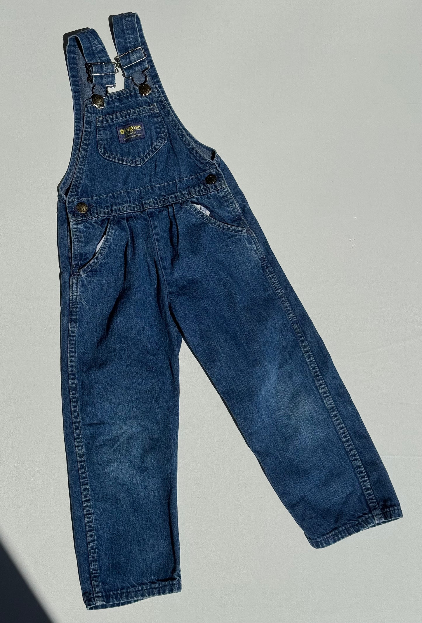dark denim OShkosh overalls - 3Y