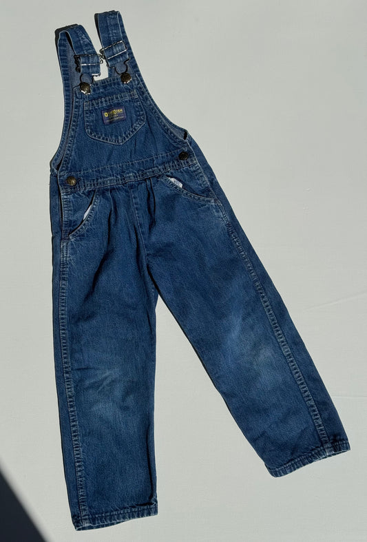 dark denim OShkosh overalls - 3Y