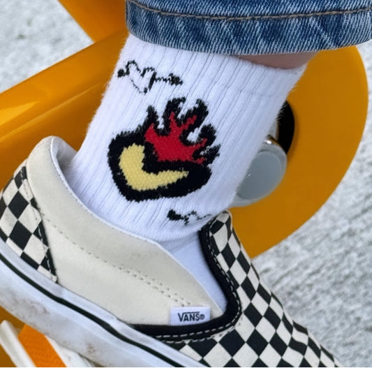 burning love socks