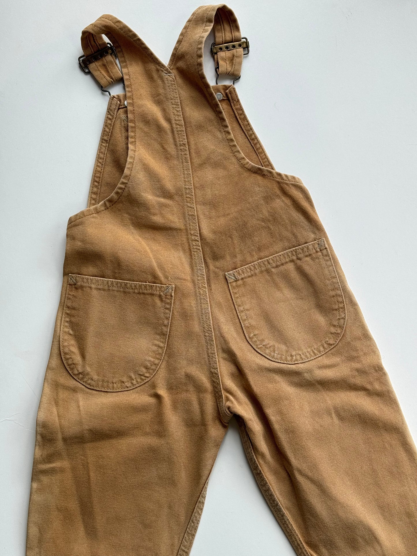 Light brown Carhartt overalls - 2-4Y