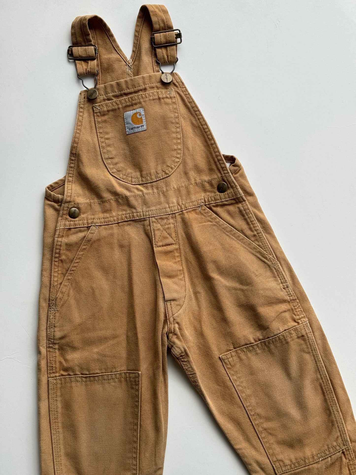 Light brown Carhartt overalls - 2-4Y