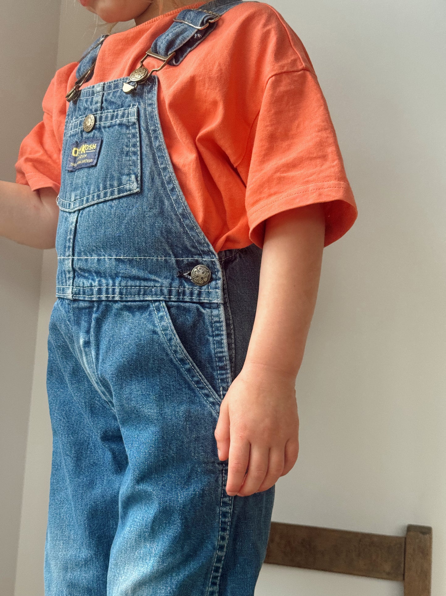 denim Oshkosh overalls - 2Y