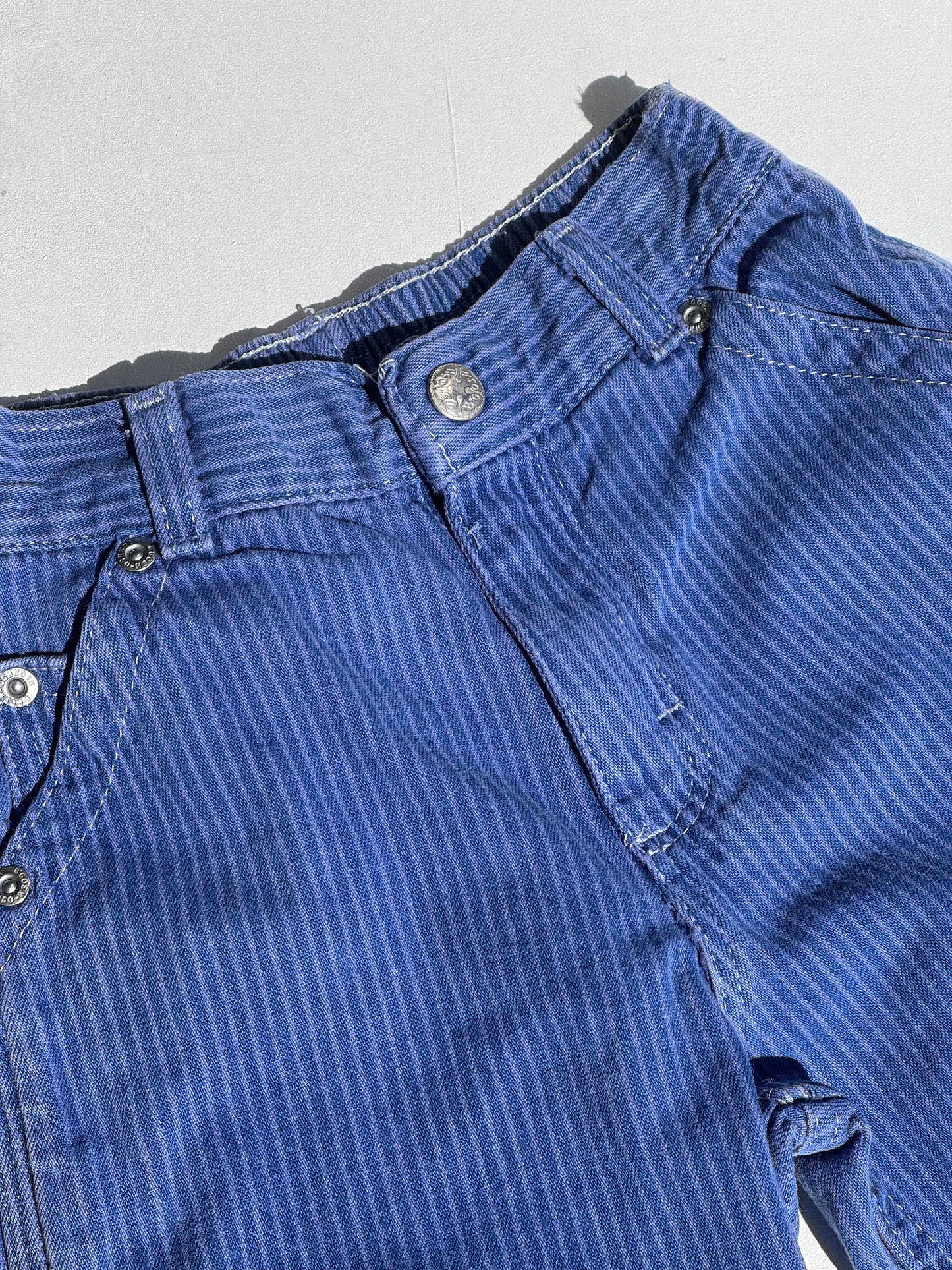 Blue striped Oshkosh carpenter pants - 3-5Years