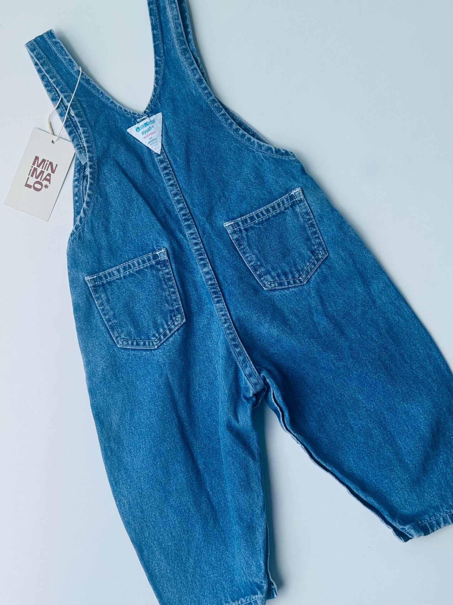 denim Oshkosh overalls - 12m