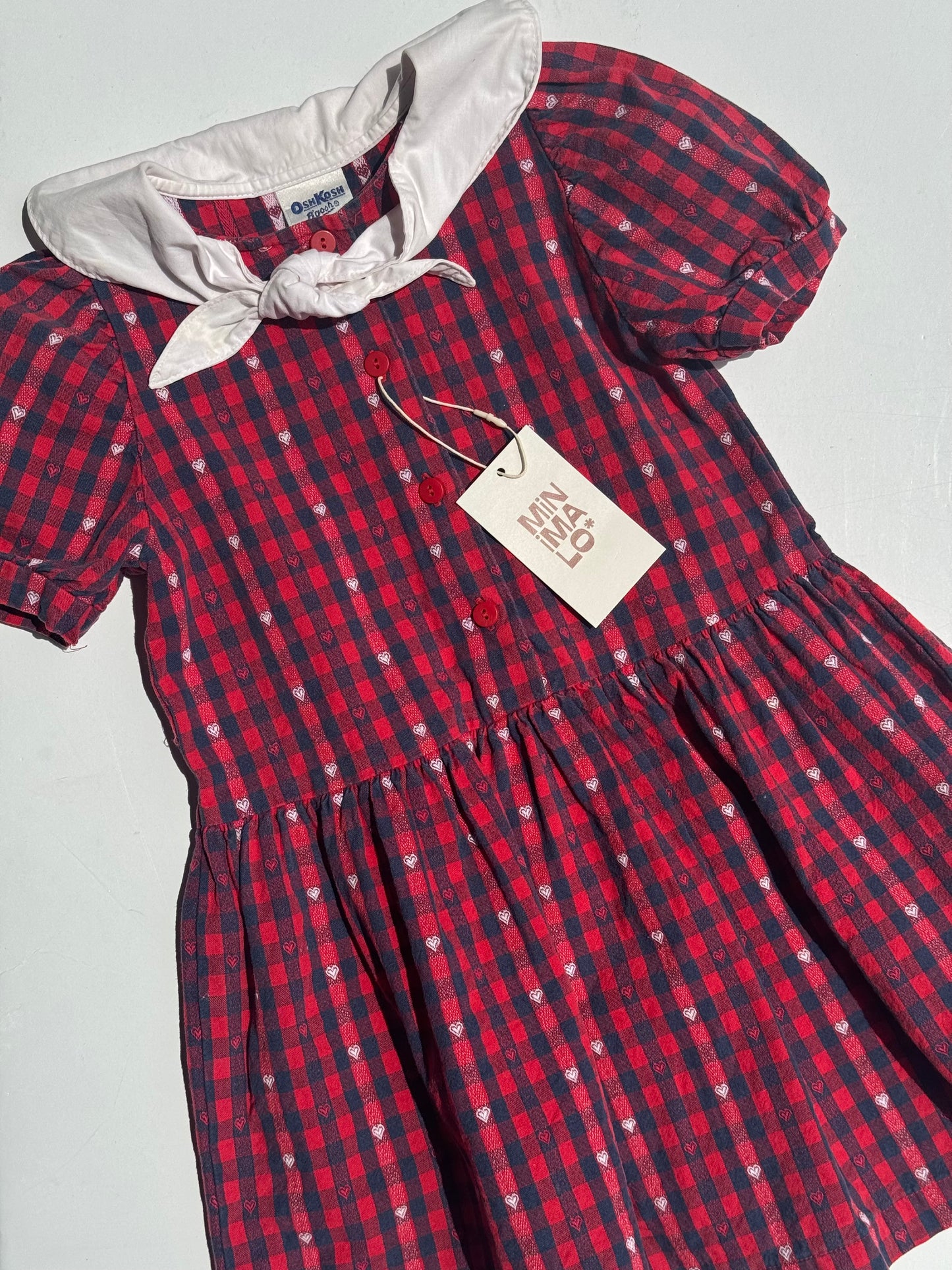 Love-heart Oshkosh dress - 3/4Y