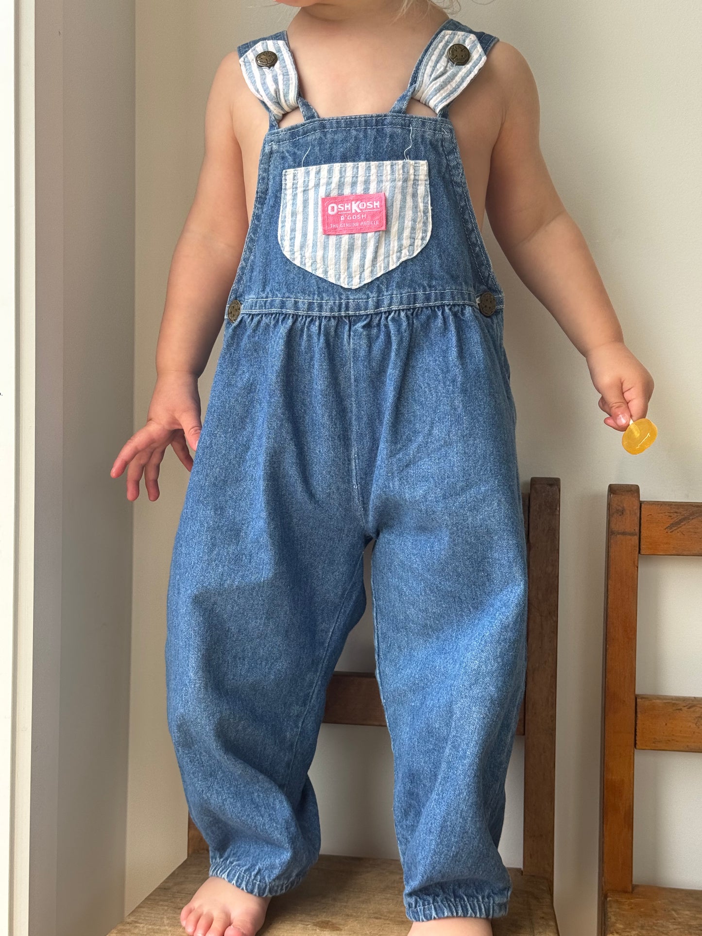 denim Oshkosh overalls - 2Y