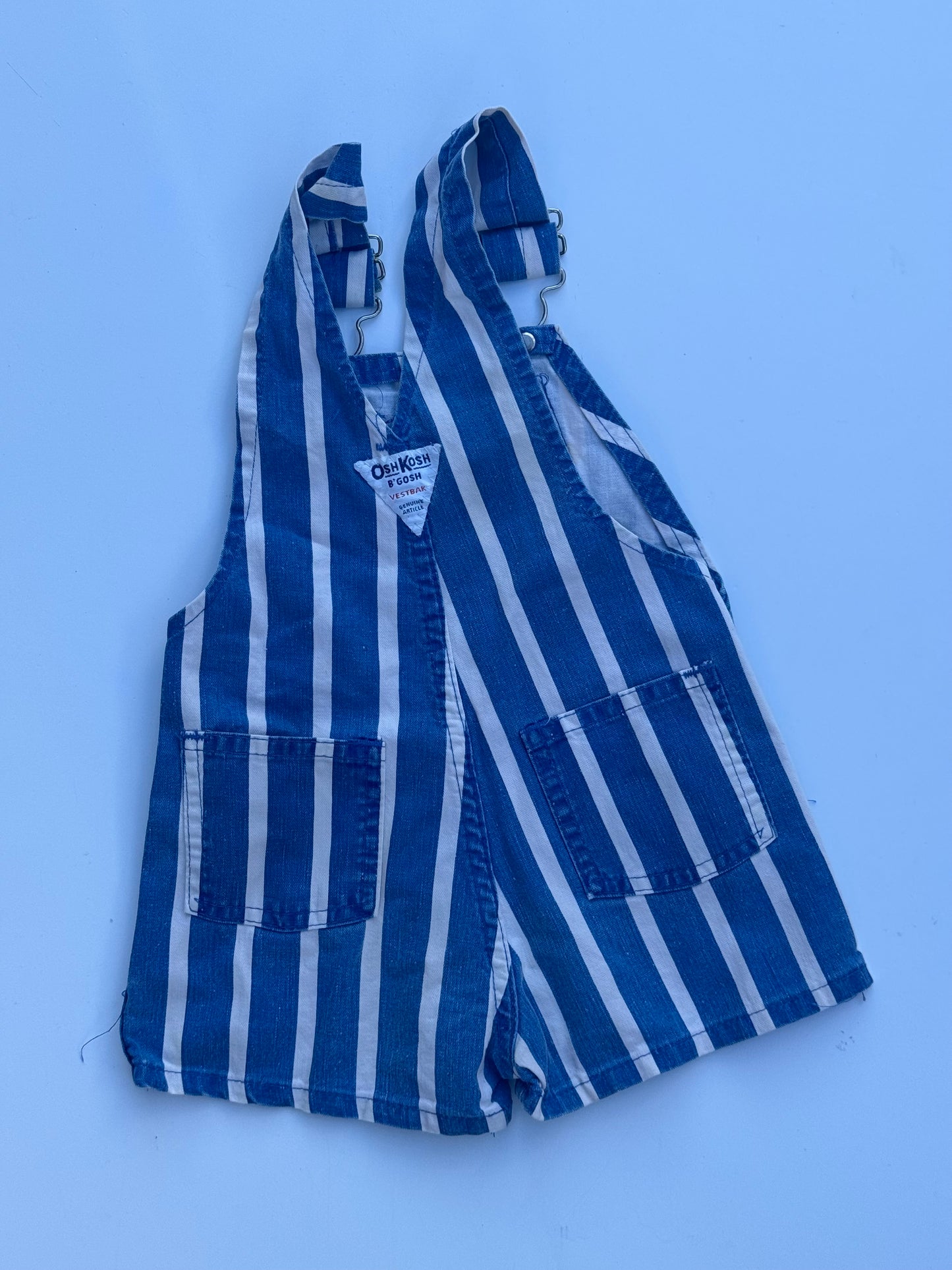 blue stripe shortalls - 1Y