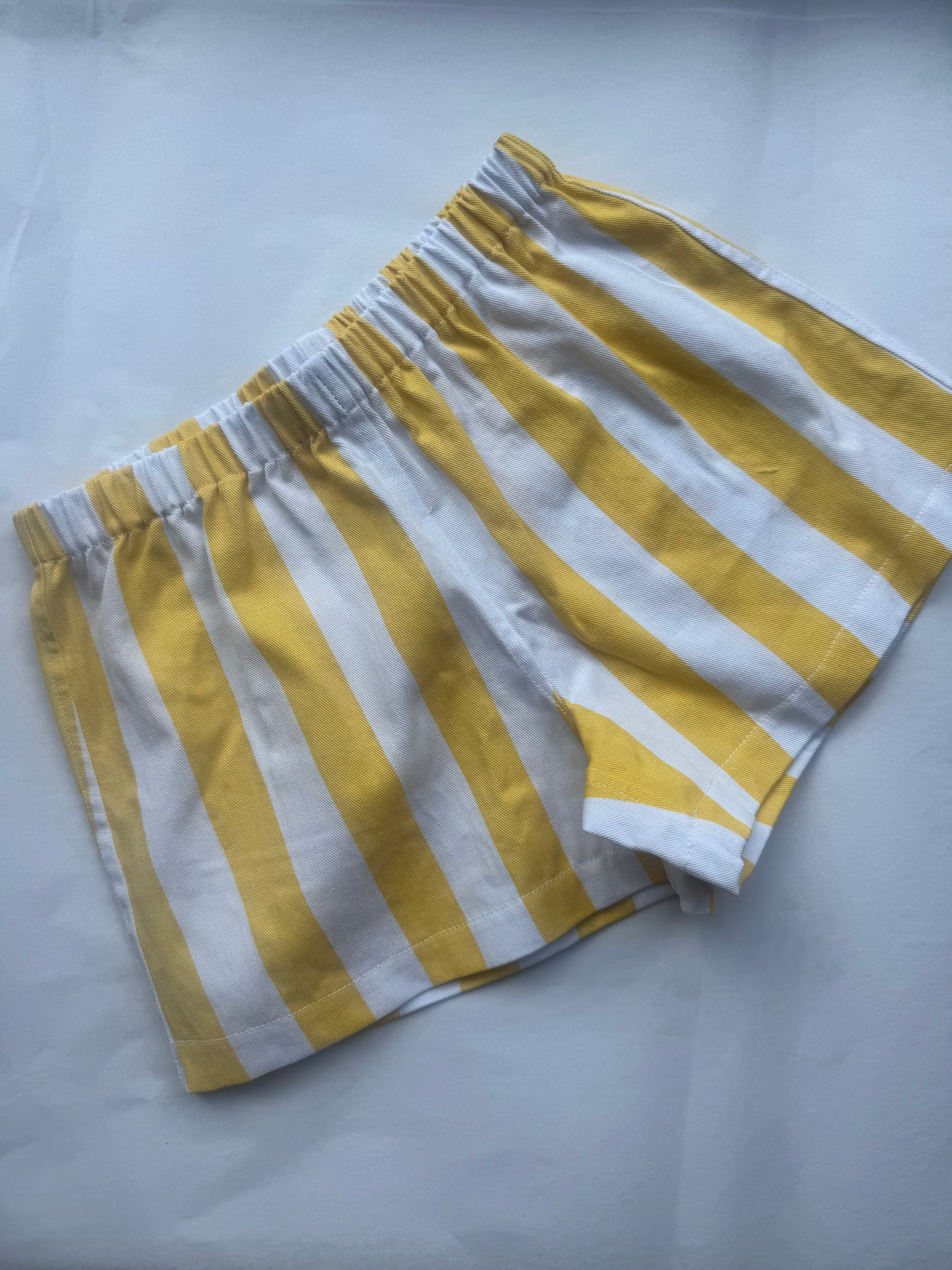 Ned's House stripe cotton shorts - Yellow