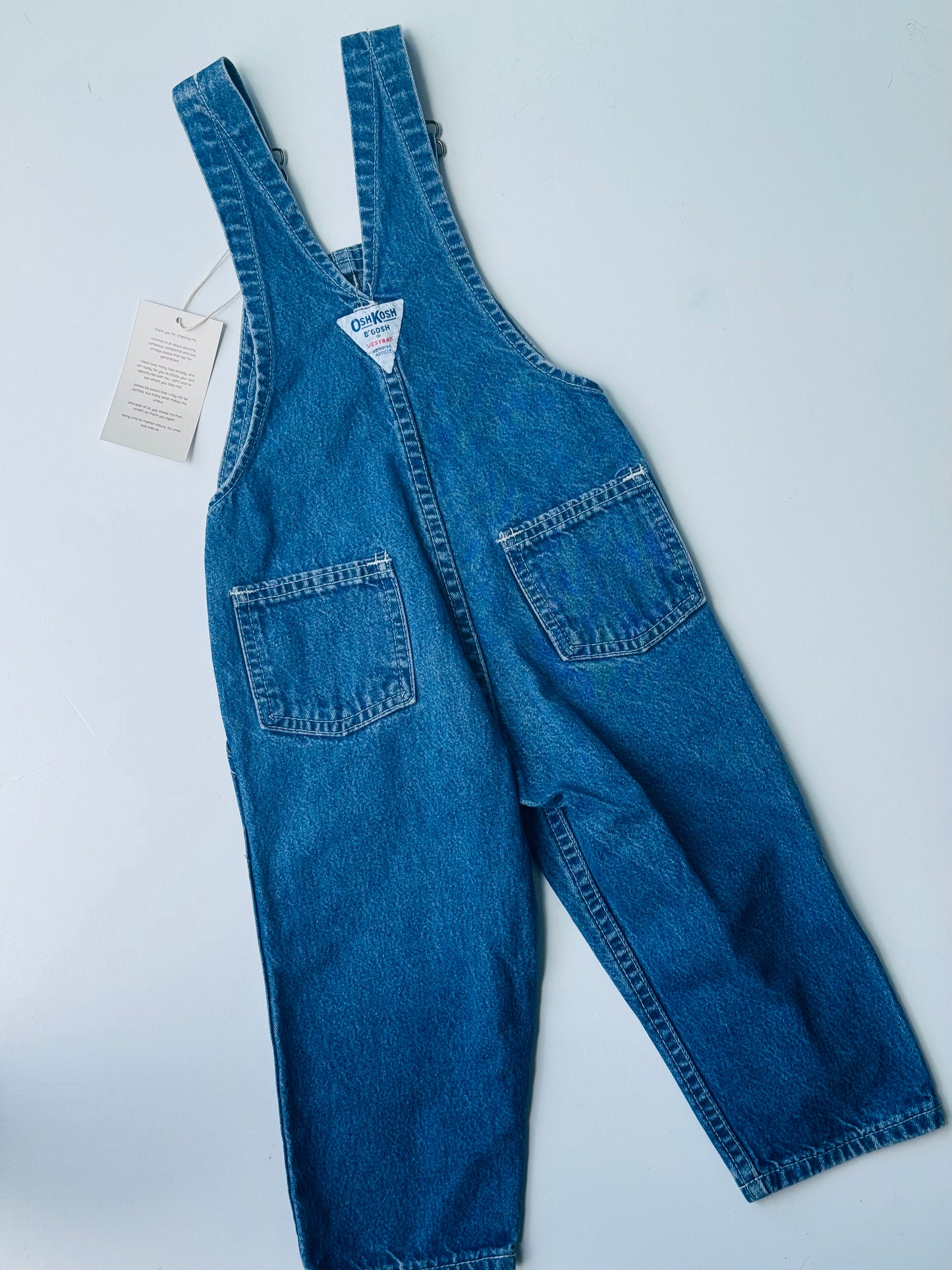 classic denim Oshkosh overalls - 18m