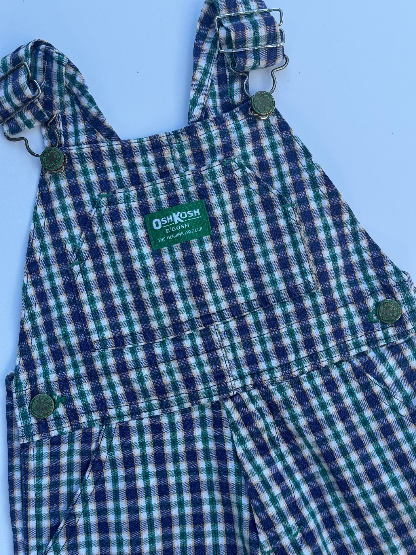 green check overalls - 1/2Y