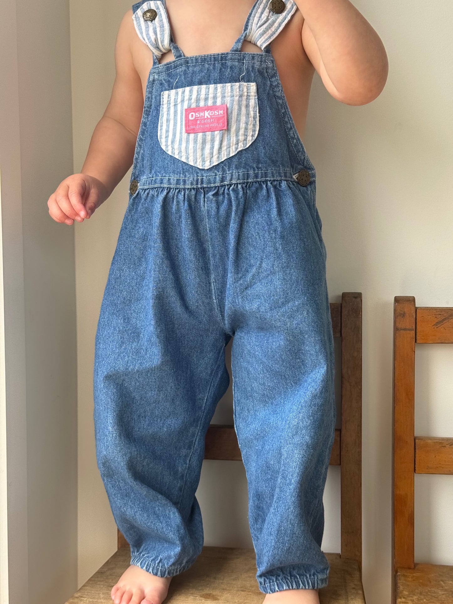 denim Oshkosh overalls - 2Y